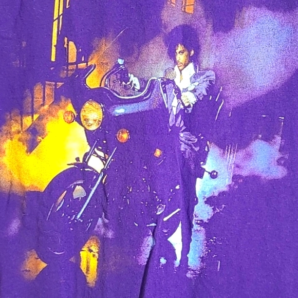 Vintage Y2K Official Prince Purple Rain Violet Tee Tshirt Unisex Size Medium - Picture 4 of 15